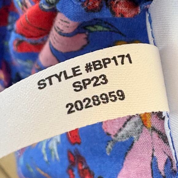 Dauphinette X J.Crew Tie-Shoulder Maxi Cover-Up Dress Small Cornucopia Floral - Picture 8 of 12